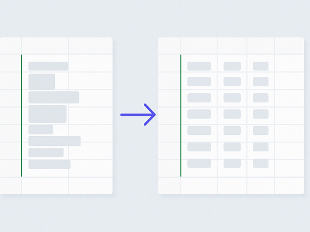 Как разделить текст по столбцам в Excel — по пробелу, запятой, дефису