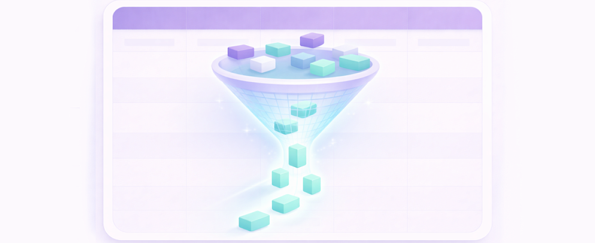 Фильтр и сортировка в Умной таблице Excel