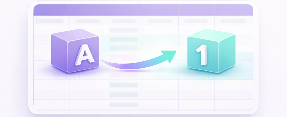 Номер и адрес столбца в Excel